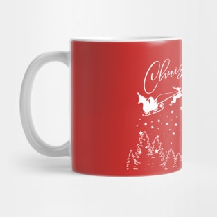 Christmas Cheers-White Christmas Scene Mug